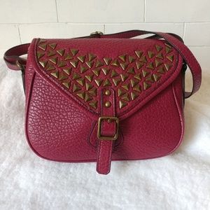 ⬇️Miss Me Barrett Saddle bag/crossbody, burgundy